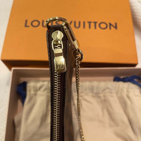 Authentic Louis Vuitton Damier Ebene Mini Pouchette - Picture 4 of 6